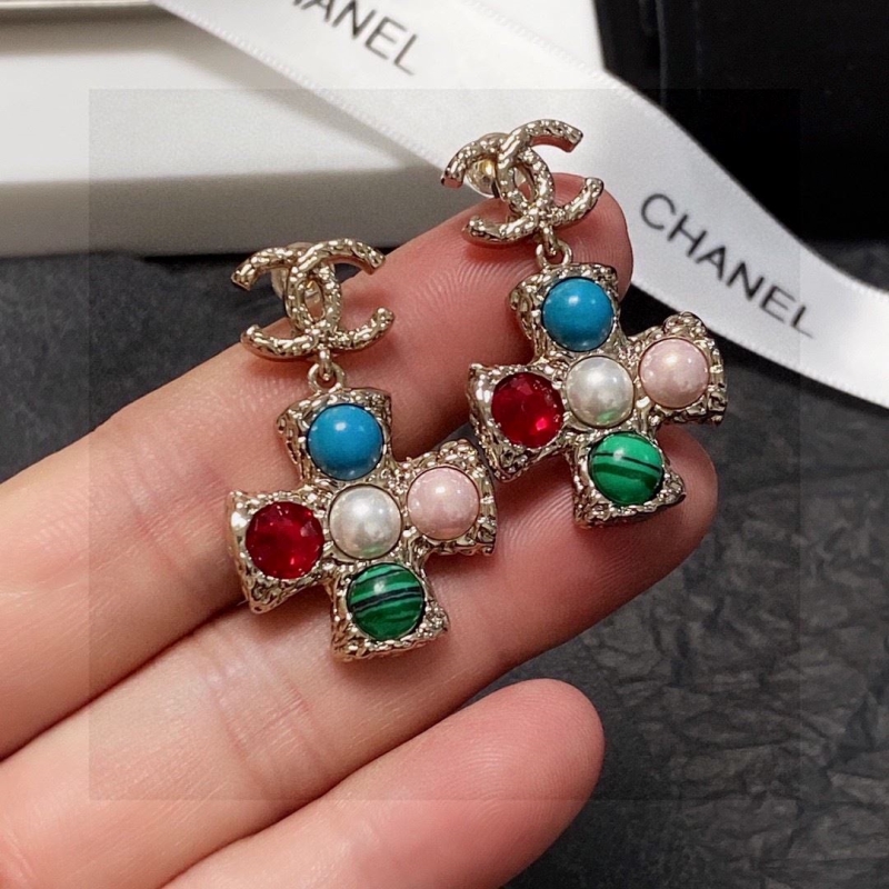 Ch*el earrings